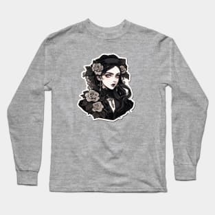 Cute Gothic Chick Long Sleeve T-Shirt